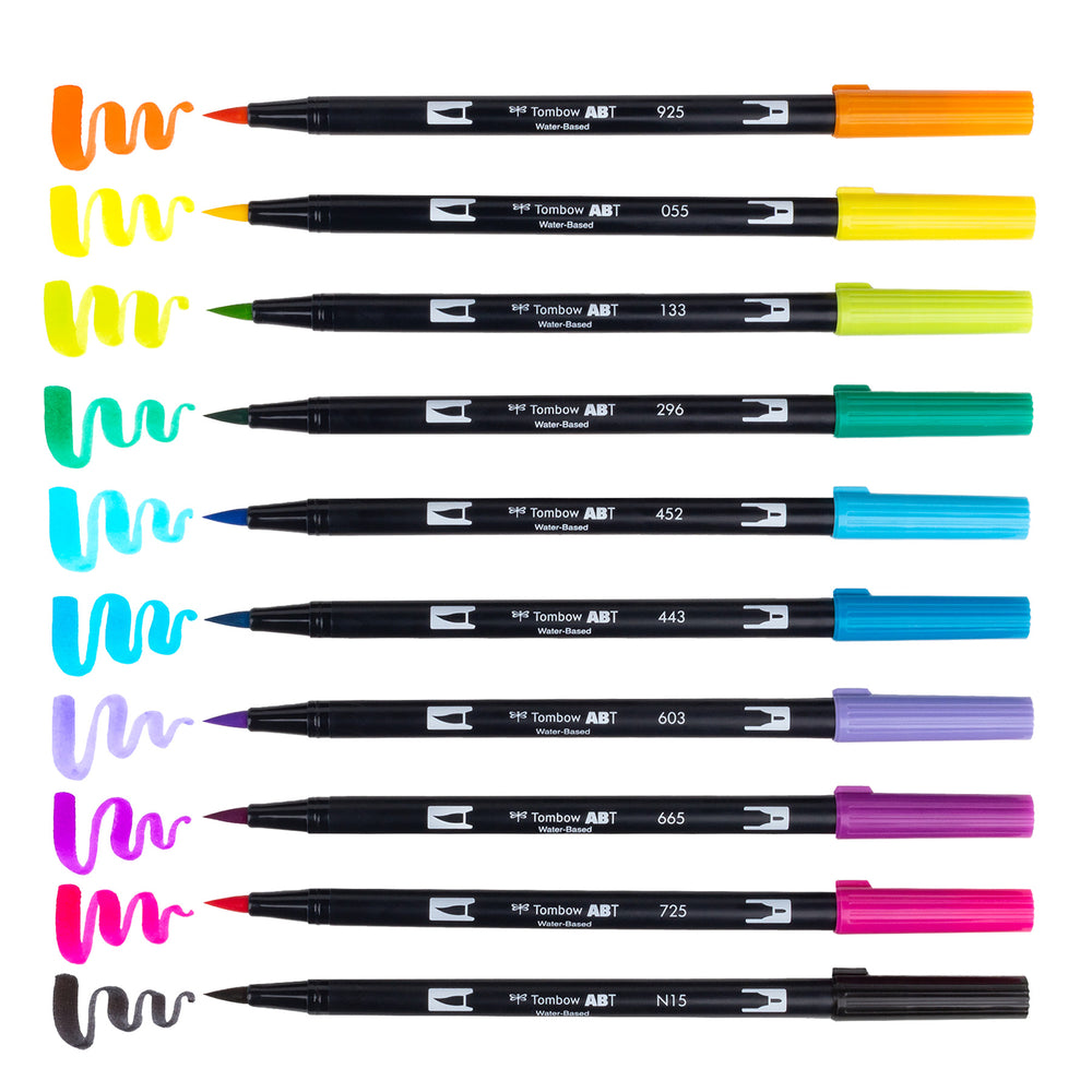 
                      
                        Tombow Dual Brush Pens, 10/set
                      
                    