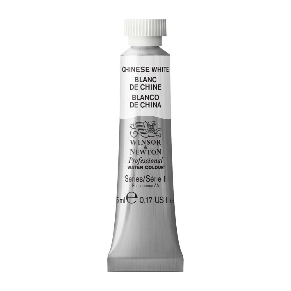 Winsor & Newton Professional Watercolor Tubes, 5ml - Shades of White, Grey & Black