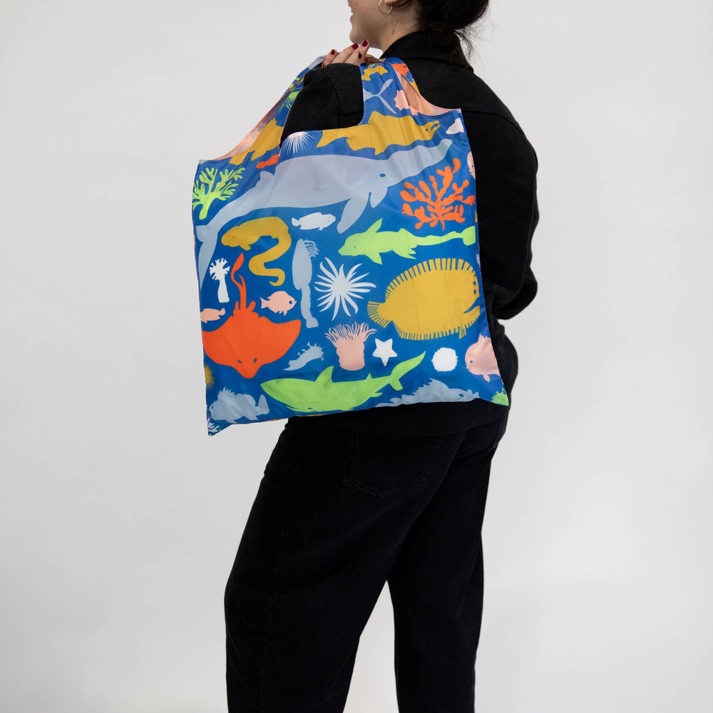 
                      
                        Sea Animals Art Sack by Banquet Workshop - Beach Tote Bag
                      
                    