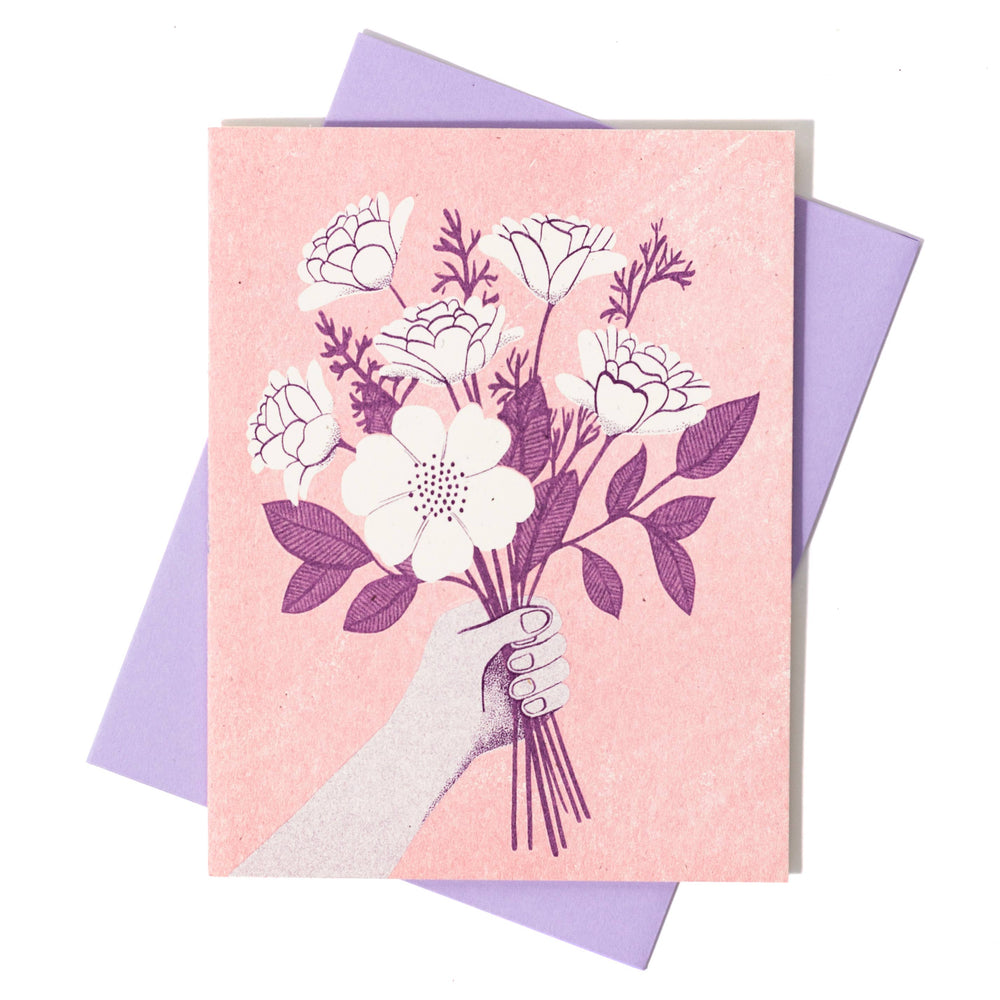 
                      
                        Bromstad Printing Co. - Bouquet - Risograph Card
                      
                    