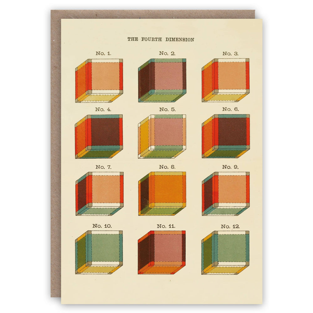 The Pattern Book - Fourth Dimension greeting card