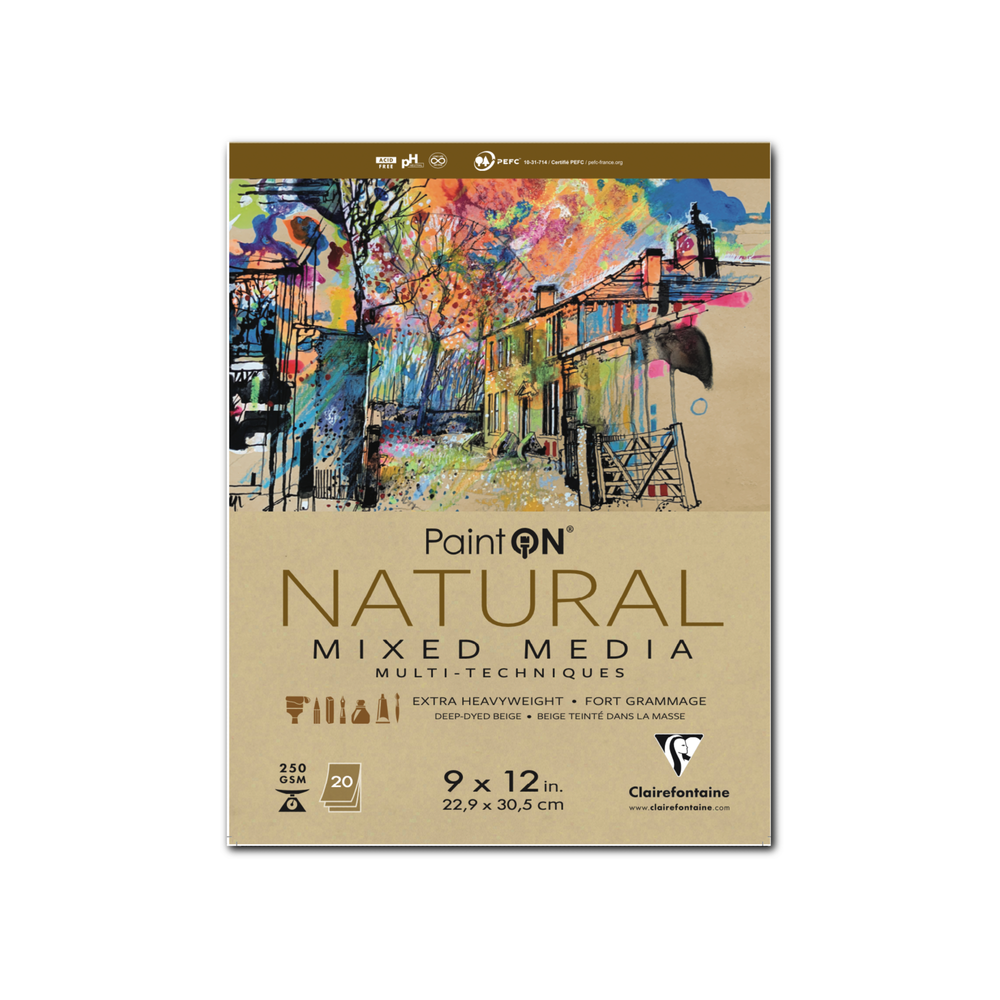 
                      
                        PaintON Mixed Media Pads - 250g - Six Colors - Three Sizes: NATURAL 6x8
                      
                    