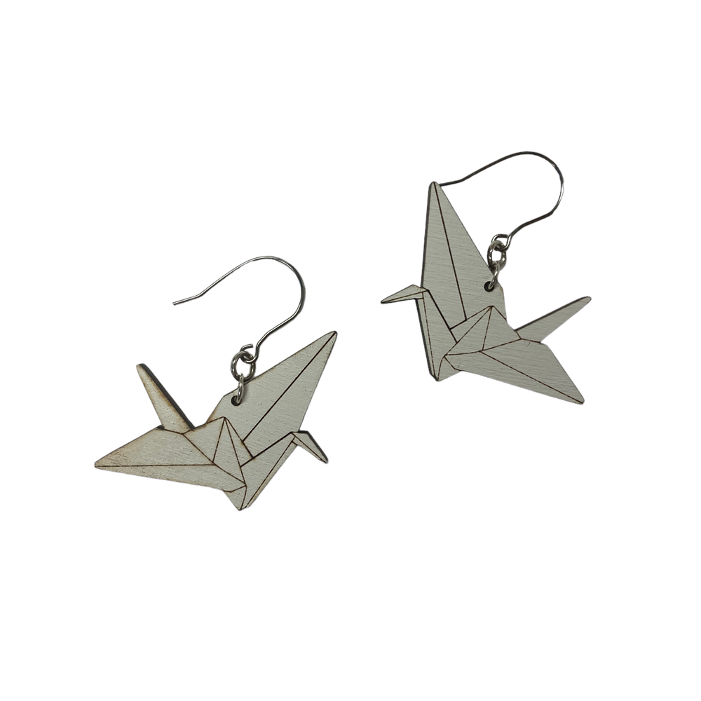 
                      
                        Leopard Frog - Crane origami earrings
                      
                    