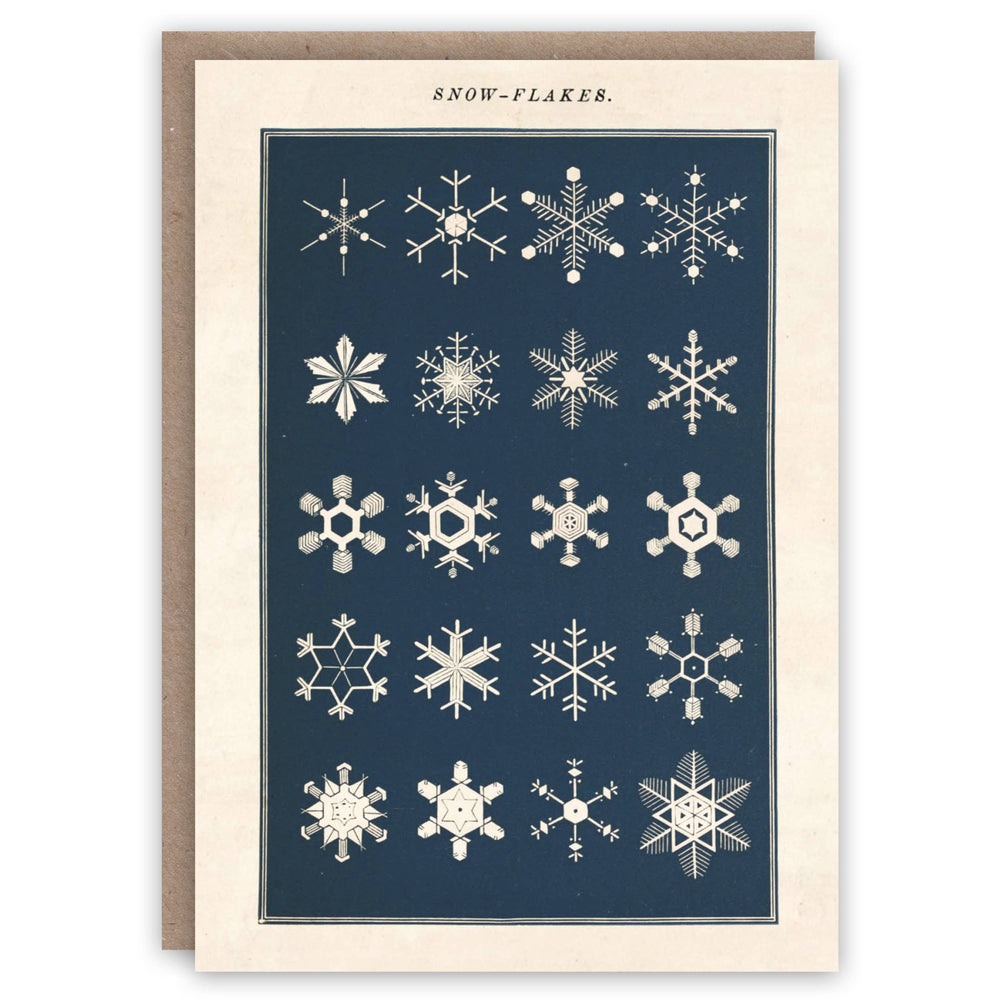 The Pattern Book - Snowflakes seasonal card