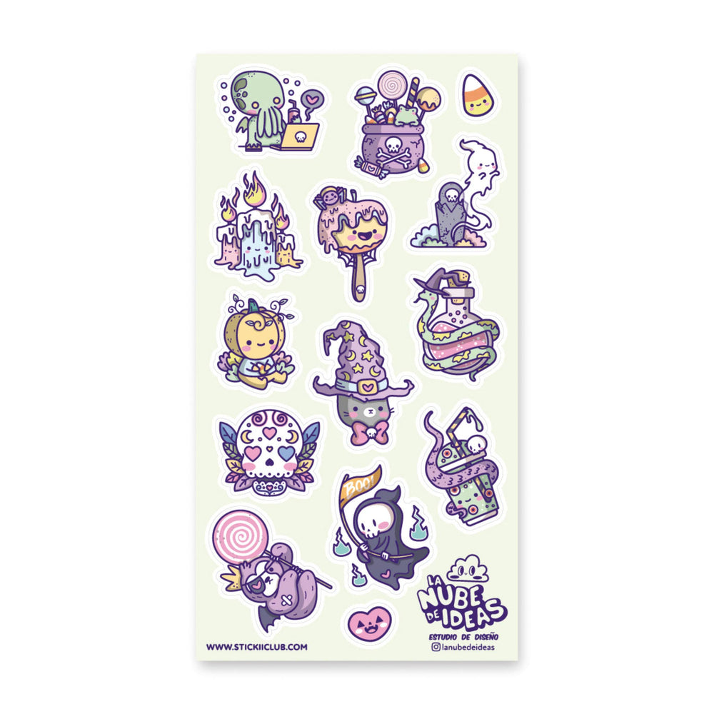 
                      
                        STICKII - Holo-Halloween Sticker Sheet
                      
                    