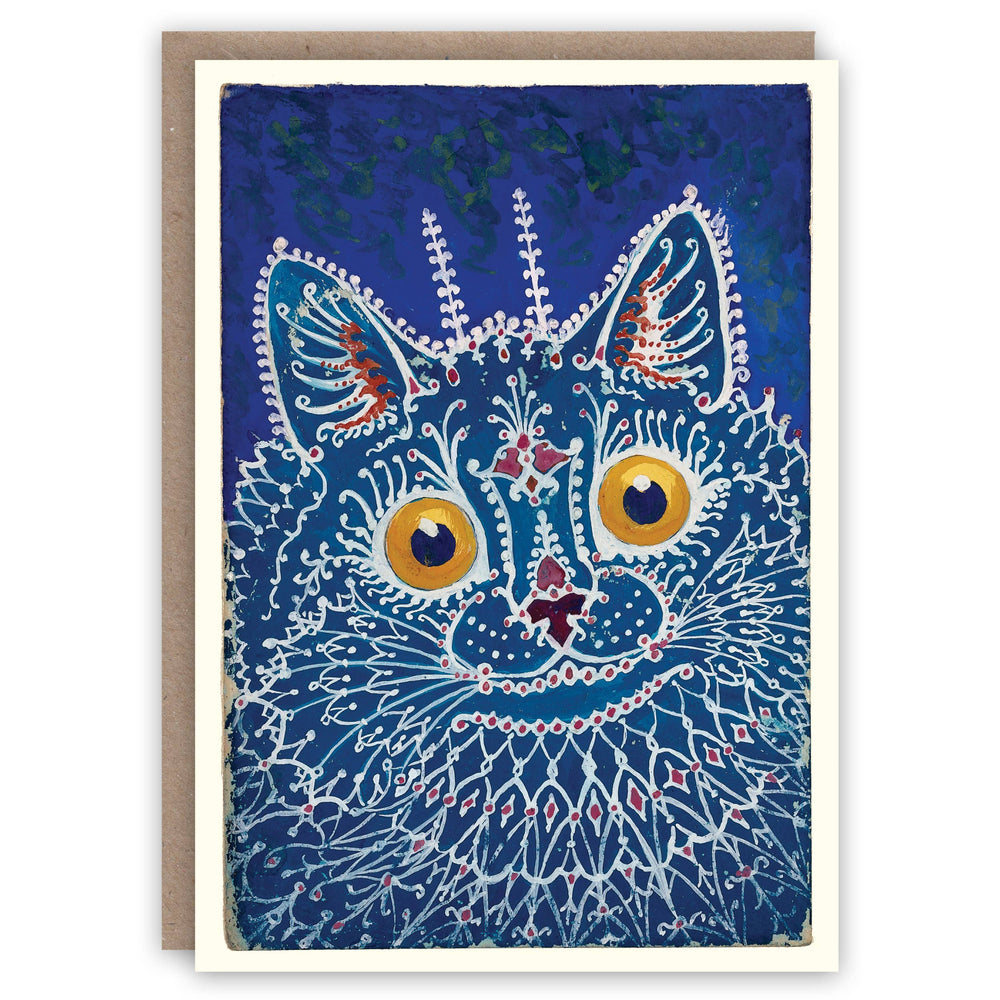 The Pattern Book - Gothic Cat greeting card