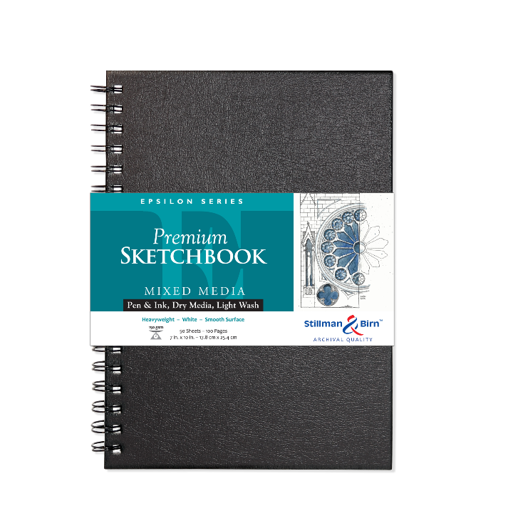 
                      
                        Stillman & Birn Mixed Media Sketchbook - Epsilon Series: 8 x 10 Portrait SOFTCOVER
                      
                    
