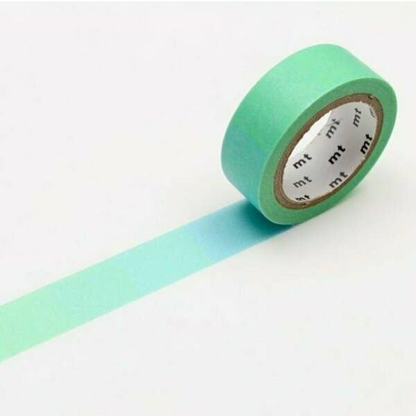 mt masking tape (Sweet Bella) - Fluo Gradation Blue/Yellow