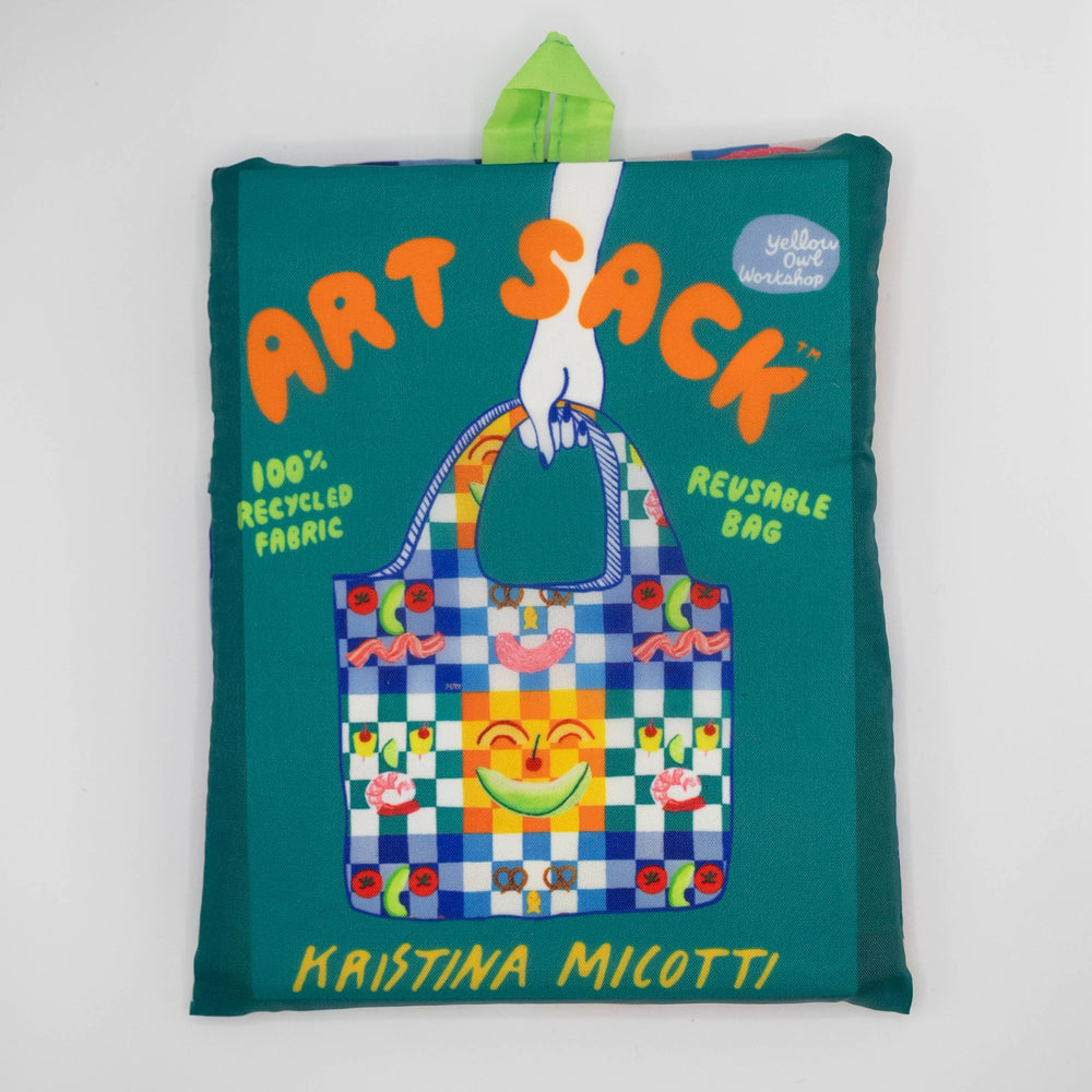 Picnic Art Sack by Kristina Micotti - Reusable Tote Bag