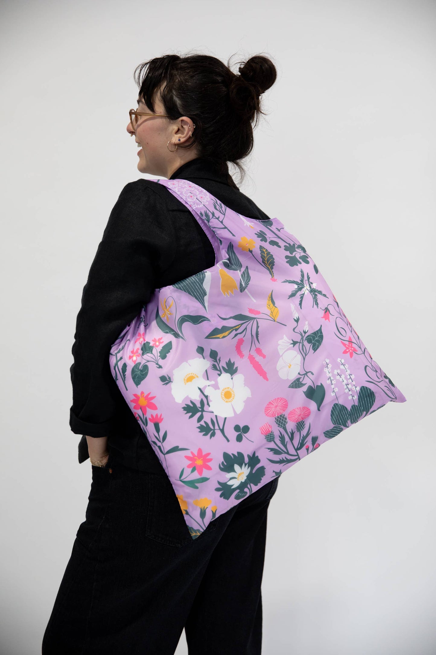 Floral Art Sack by Banquet Workshop - Reusable Tote Bag
