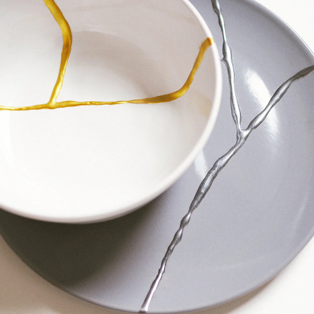 2-Color Mini Kintsugi Repair Kit: Gold & Silver