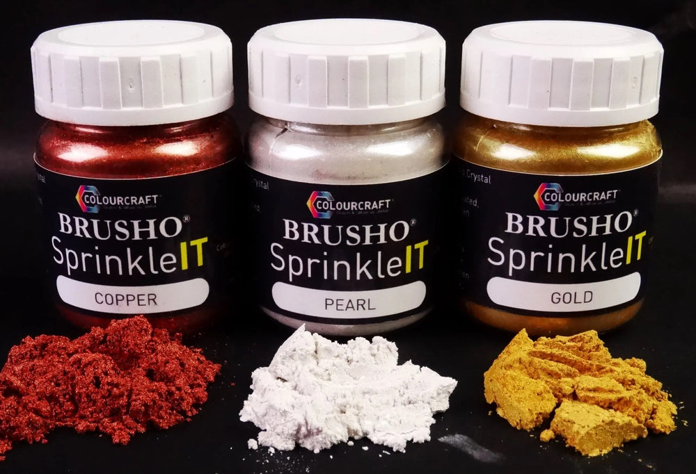 Brusho SprinkleIT Metallic & Iridescent