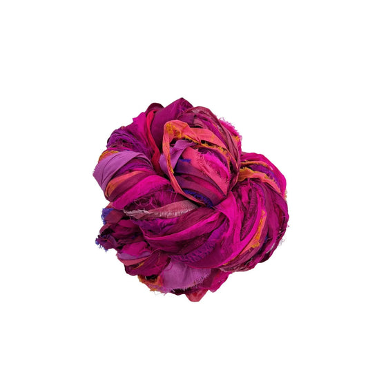 Copy of Sari Silk Ribbon Yarn - Radiant Raspberry