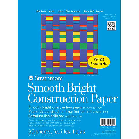 100 SERIES SMOOTH BRIGHT CONSTUCTION PAD 30 SHEET 8.5X11.5