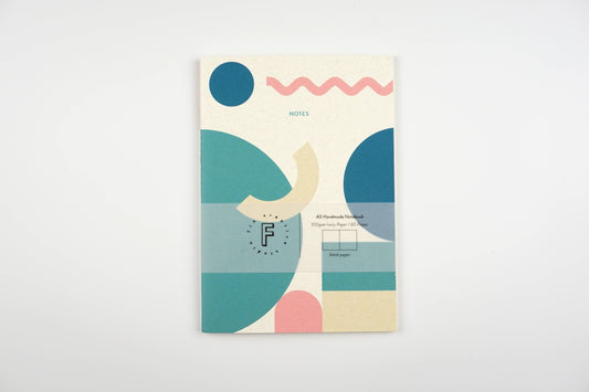 Flow Blue Notebook - Abstract Patterned