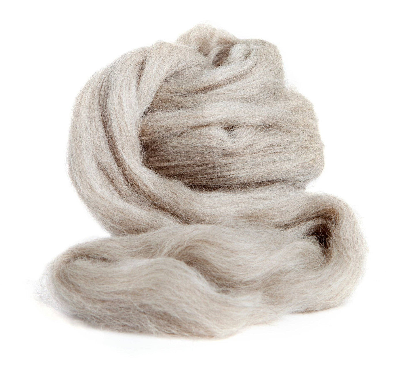 Corriedale Wool Roving Top, Natural Sand Color, 29.5 Micron