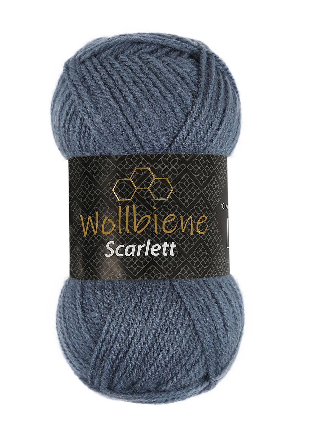 Wollbiene - Wollbiene Scarlett Strickwolle Häkeln Stricken Uni Farbe