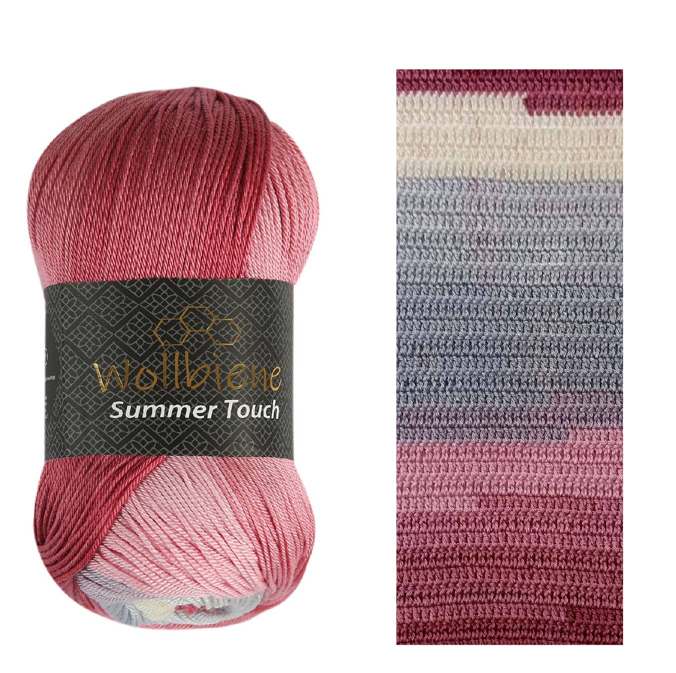 Wollbiene - Wollbiene Summer Touch Batik Farbverlaufswolle Strickwolle