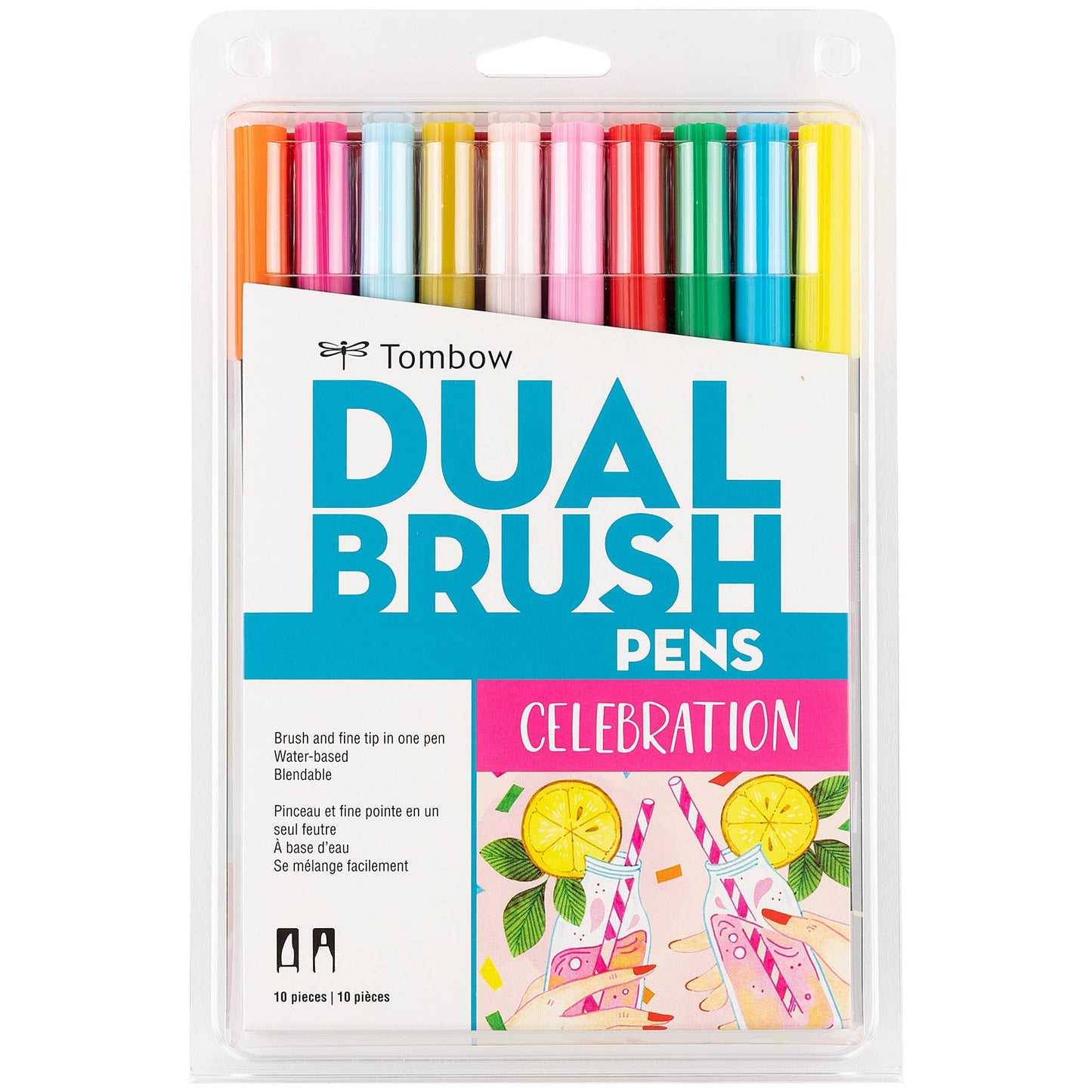 Dual Brush Pen Art Markers: Celebration - 10-Pack