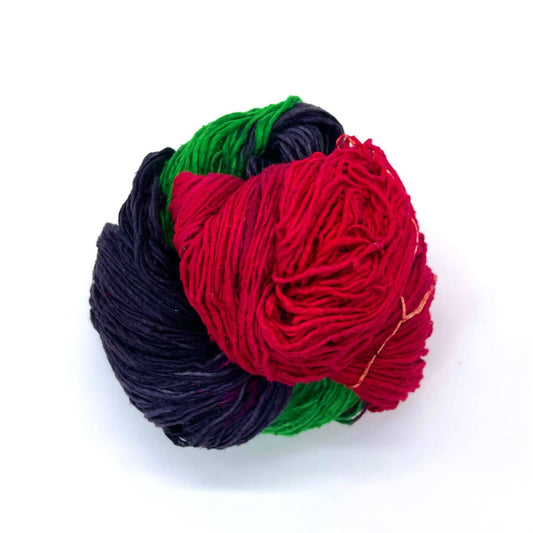 Silk Roving Worsted Weight - MEGA Skeins (250g): Roulette