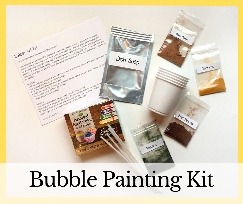 Blowing Bubbles Painting Kit