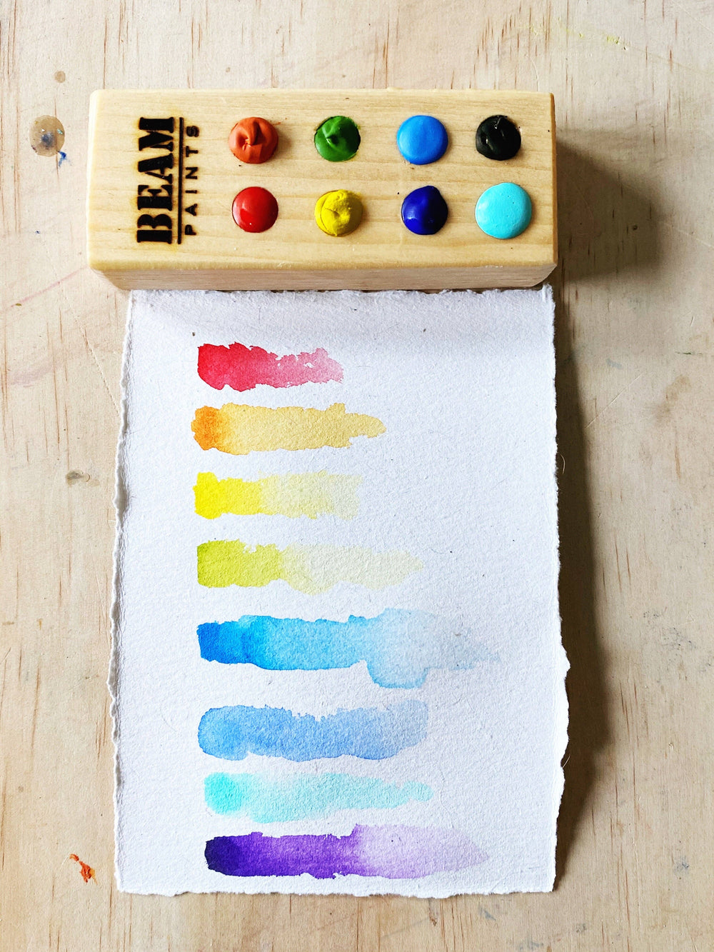 Beam Paintstones in Wooden Palette Sets