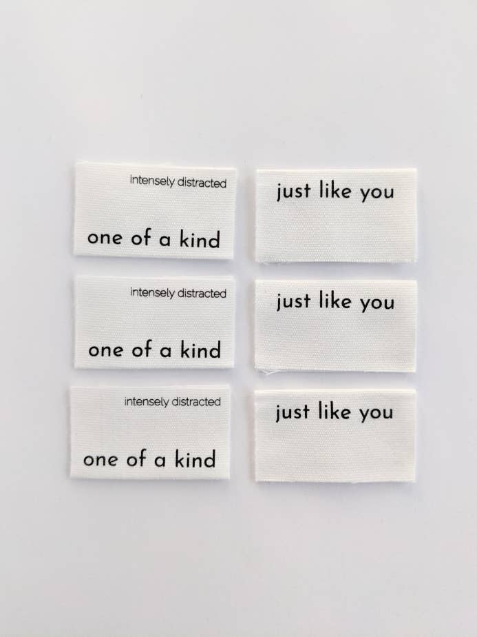 One Of A Kind, Just Like You | Cotton Luxe Labels