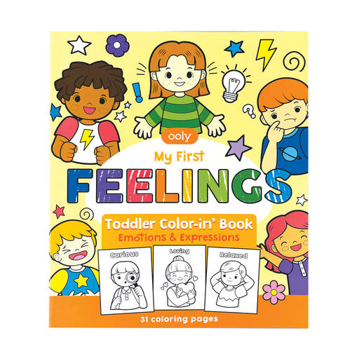OOLY - Toddler Coloring Book - Feelings