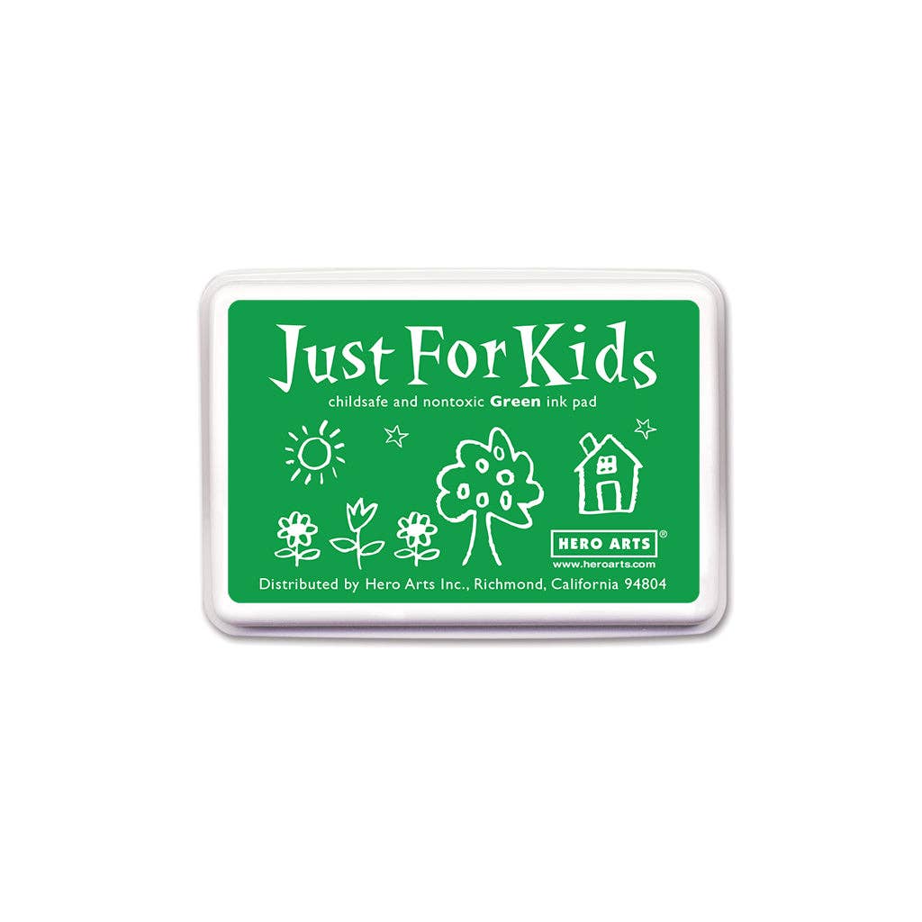 Just For Kids Green Ink Pad