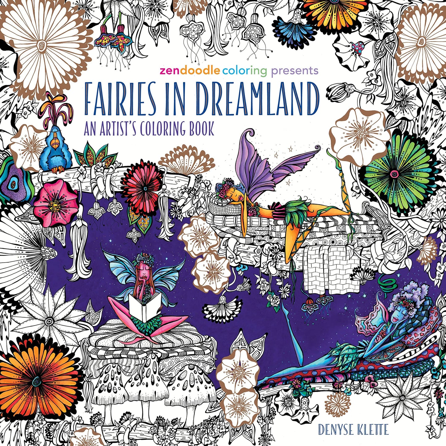 Microcosm Publishing & Distribution - Fairies in Dreamland: An Artist's Coloring Book