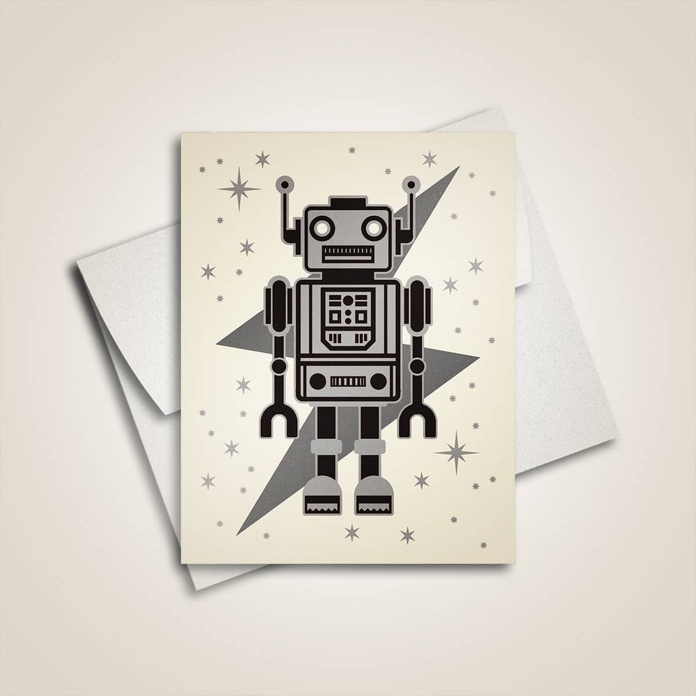 
                      
                        Retro Robot - Greeting Card
                      
                    