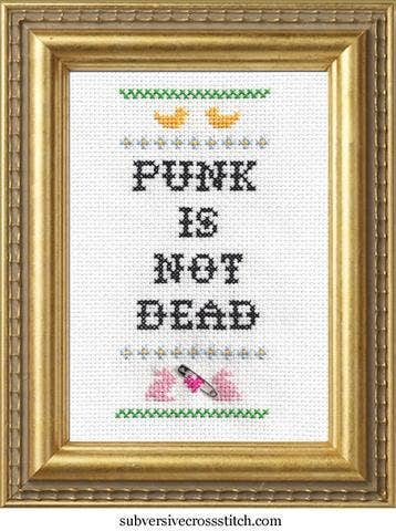 Punk Is Not Dead (w/ tiny safety pin!)