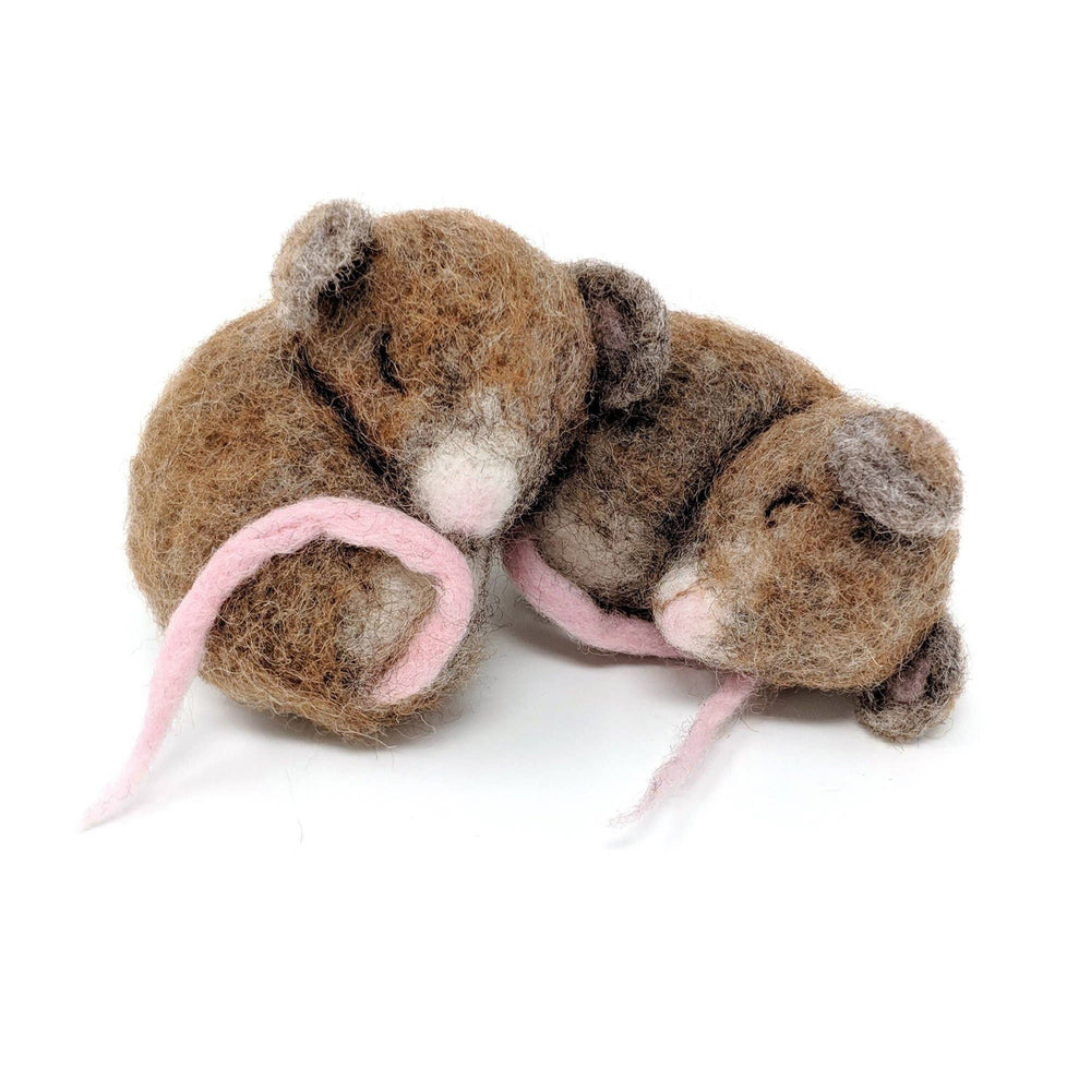 Sleepy Mice Needle Felting Craft Kit