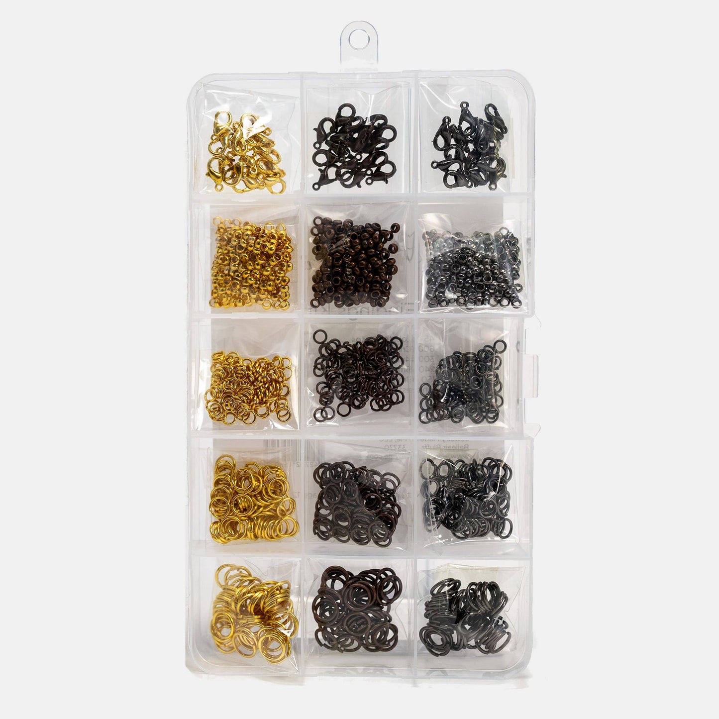 Jump Rings Lobster Clasp Findings Kit 1335 pieces