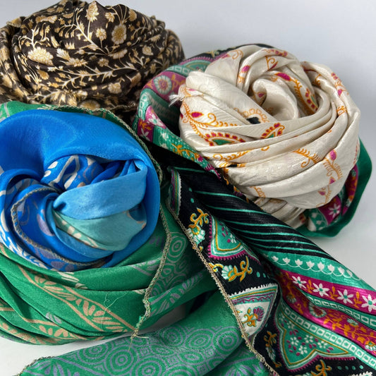 Sari Silk Fabric Packs