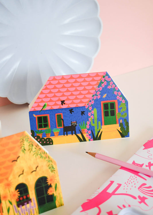 Frida Catlo's Blue House cut out house card