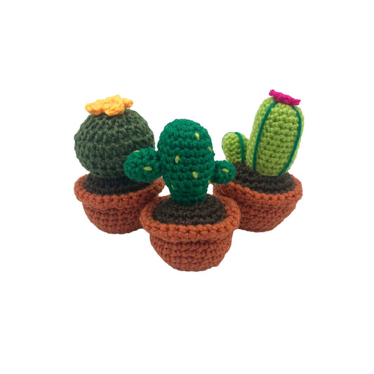 DIY Stuffed Animal Knit & Crochet Kits: Cactus