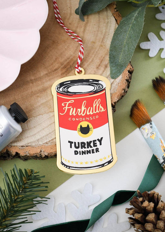 Andy Pawhol Can of Turkey Dinner, Christmas Tree Decoration