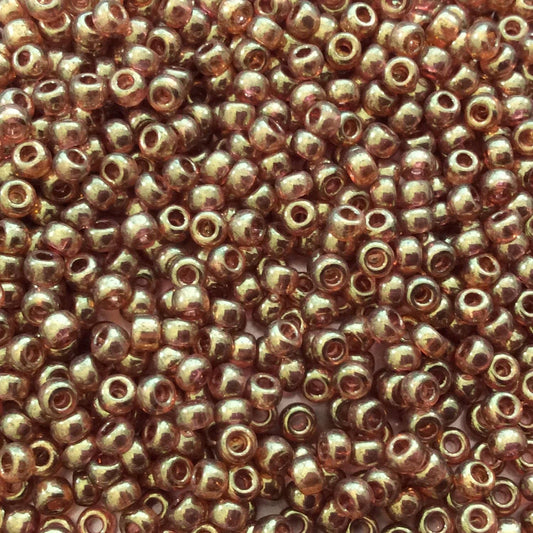 Only Beads - Size 8/0 Glossy Luster Finish Topaz Gold Genuine Miyuki Glass Seed Beads - Sold by 22 Gram Tubes (Approx 900 Beads per Tube) - (8-9311)