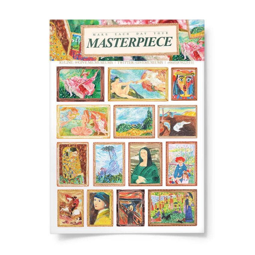 PH & Friends – Give Me Museums Art History Sticker Sheets