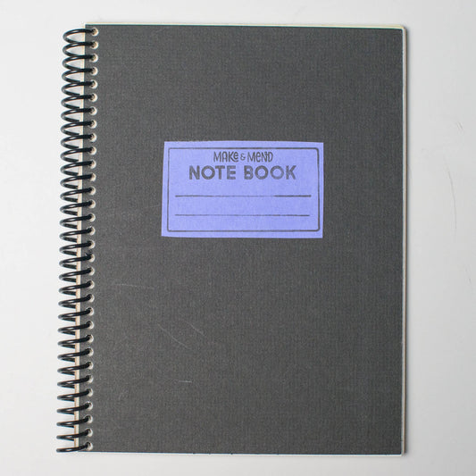 6x8 side spiral Make & Mend Note Book