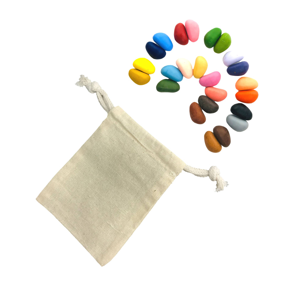 24 Colors in a Muslin Bag