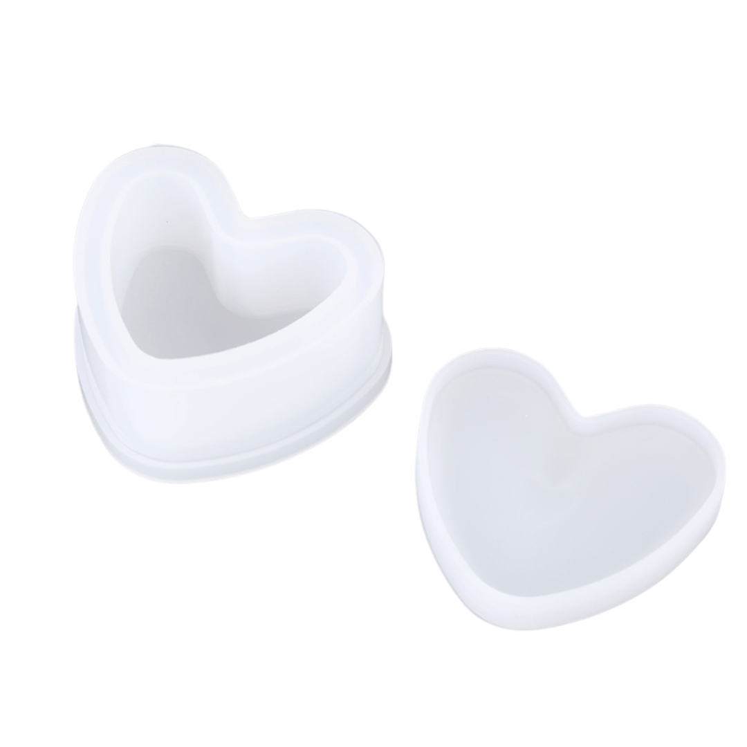 LBB Resin - Heart Shaped Trinket Dish and Lid