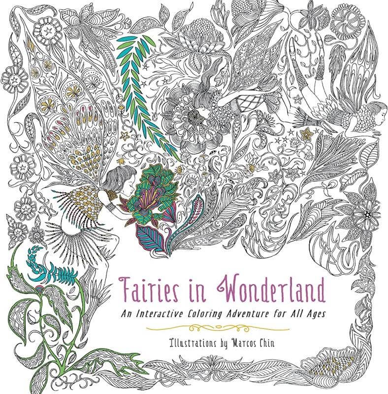 Microcosm Publishing & Distribution - Fairies in Wonderland: An Interactive Coloring Adventure