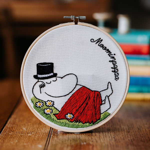 Moomin Embroidery Kit - Moominpappa Snoozing