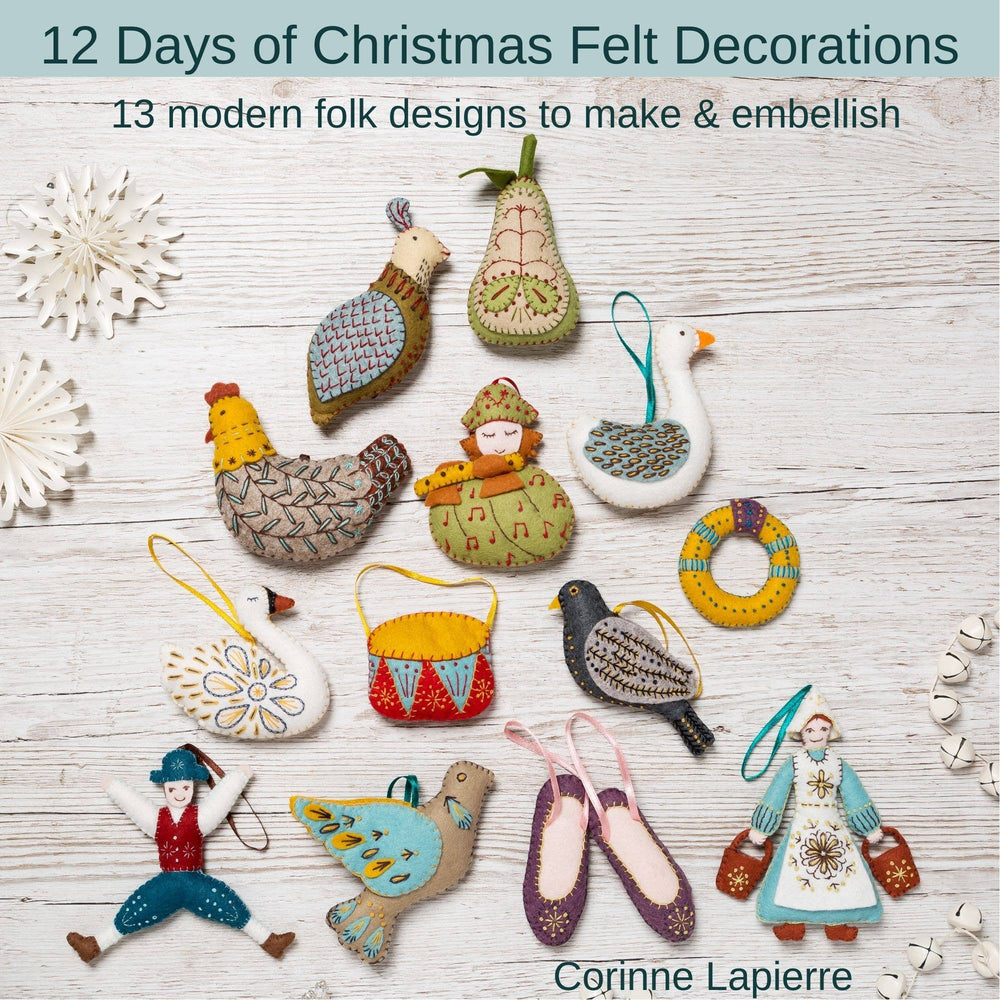 12 Days of Christmas Felt Decorations Book