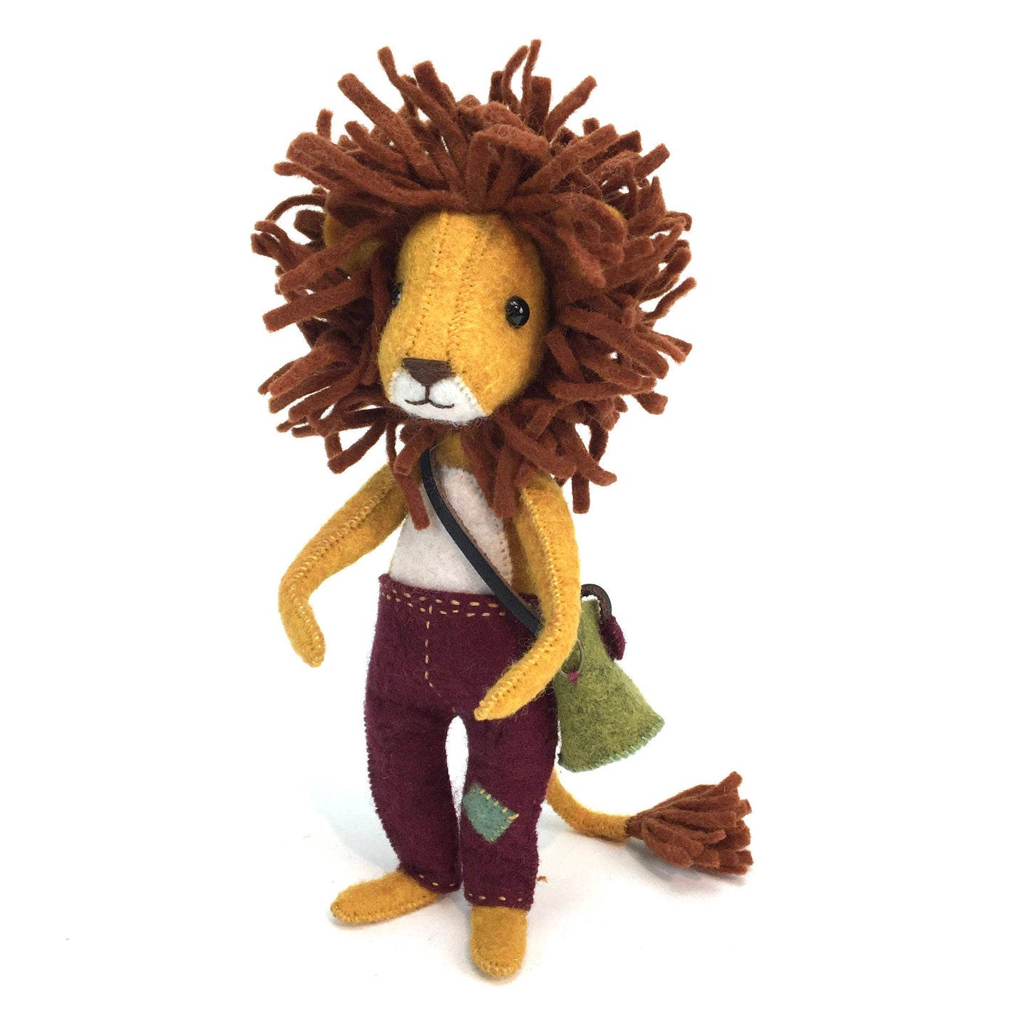 Ludwig Lionheart, Lion Kit, Lion Doll, Felt Lion