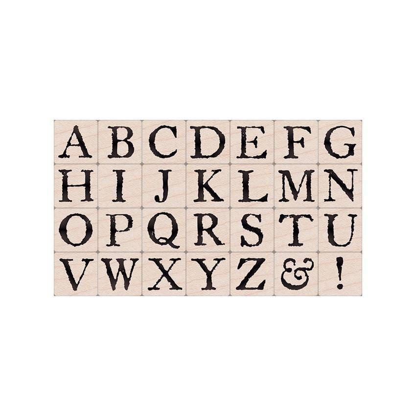 Legacy Letters Rubber Stamp Set