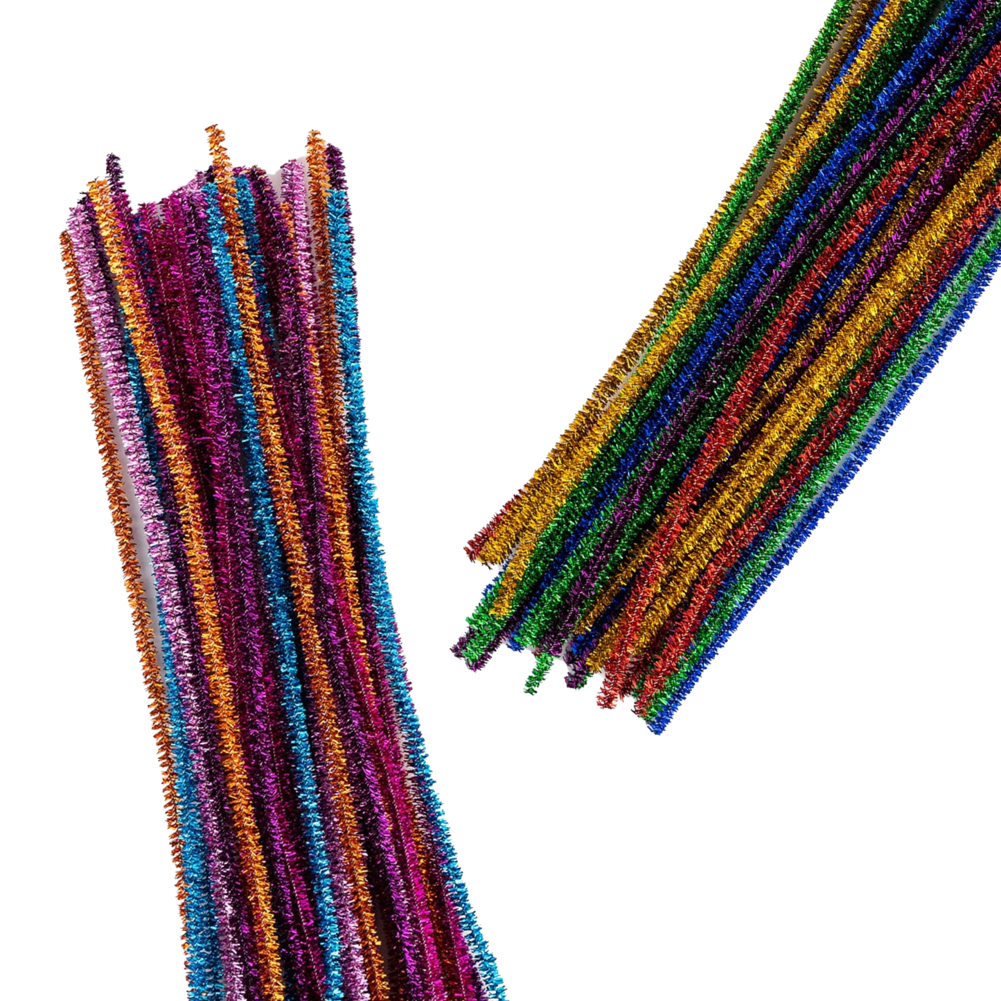 Glitter Chenille Stems, 40-ct Assorted Colors