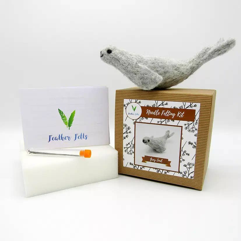 Grey Seal - Needle Felting Kit